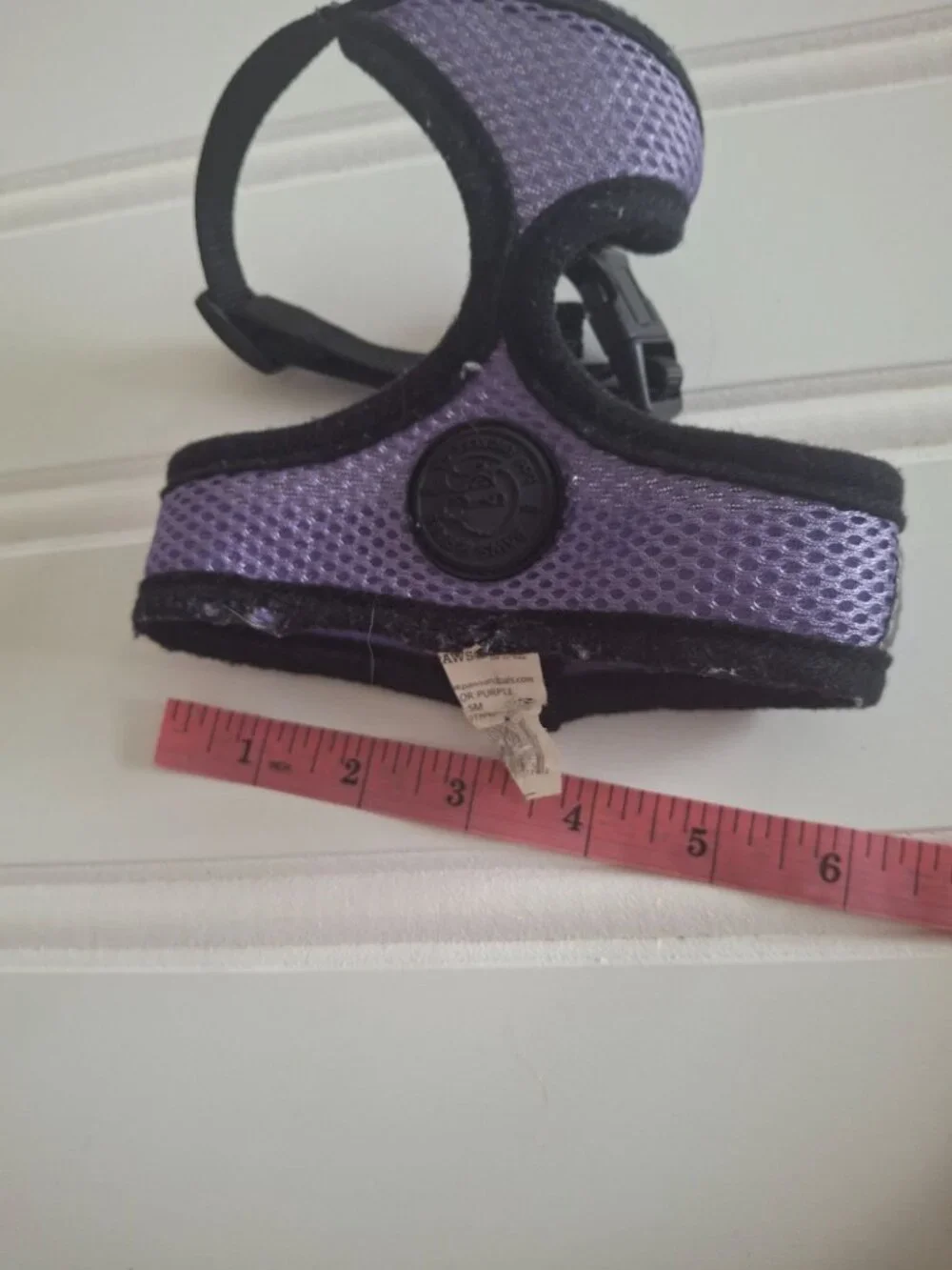 Paws & Pals Purple Mesh Dog Harness Small Adjustable Lightweight Breathable Pet